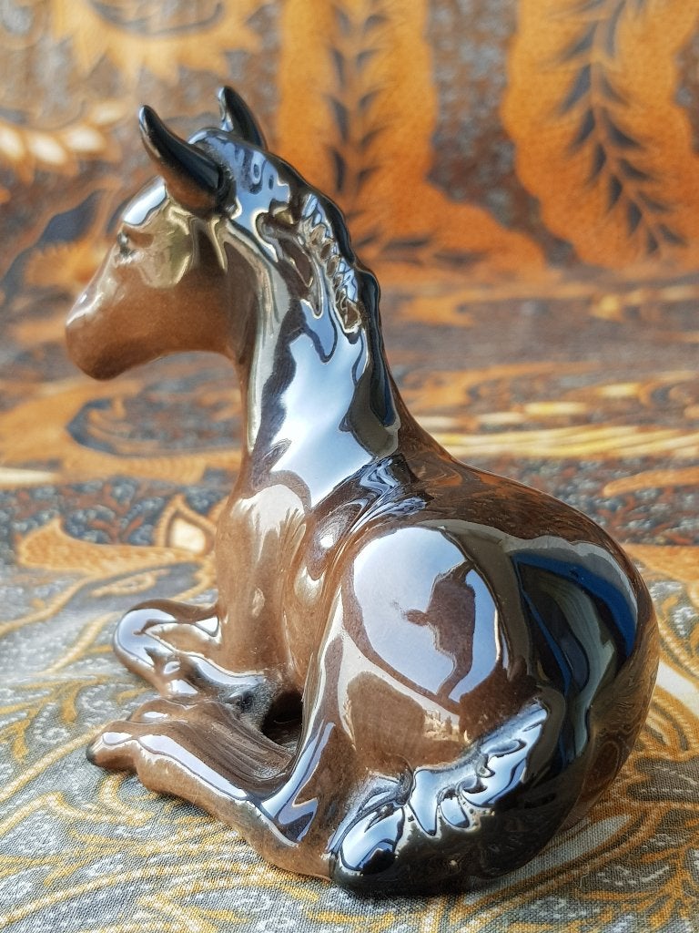 Mooi oud Beswick beeldje uit Engeland van een veulen 12,6 cm, Ophalen of Verzenden