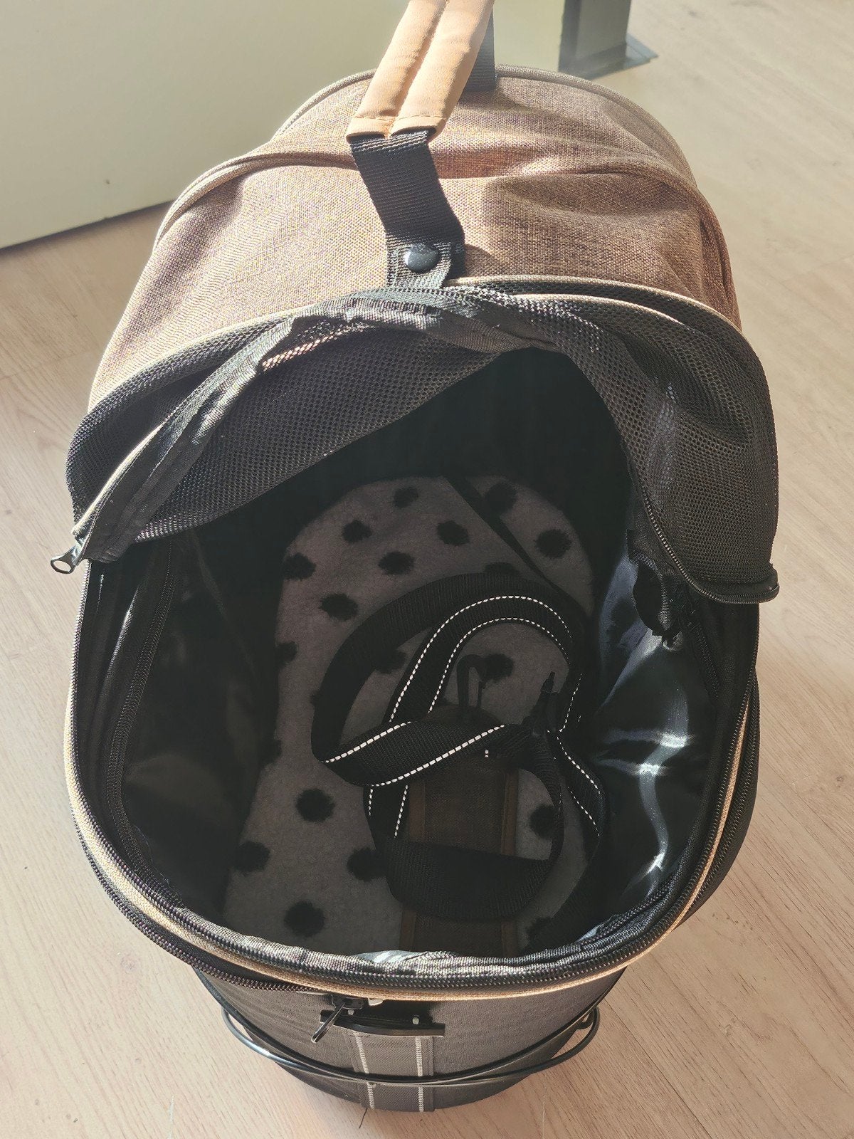 Te koop zgan 2x hondenmand voor fiets, Dieren en Toebehoren, Hondenmanden, Ophalen of Verzenden, Zo goed als nieuw, Riet