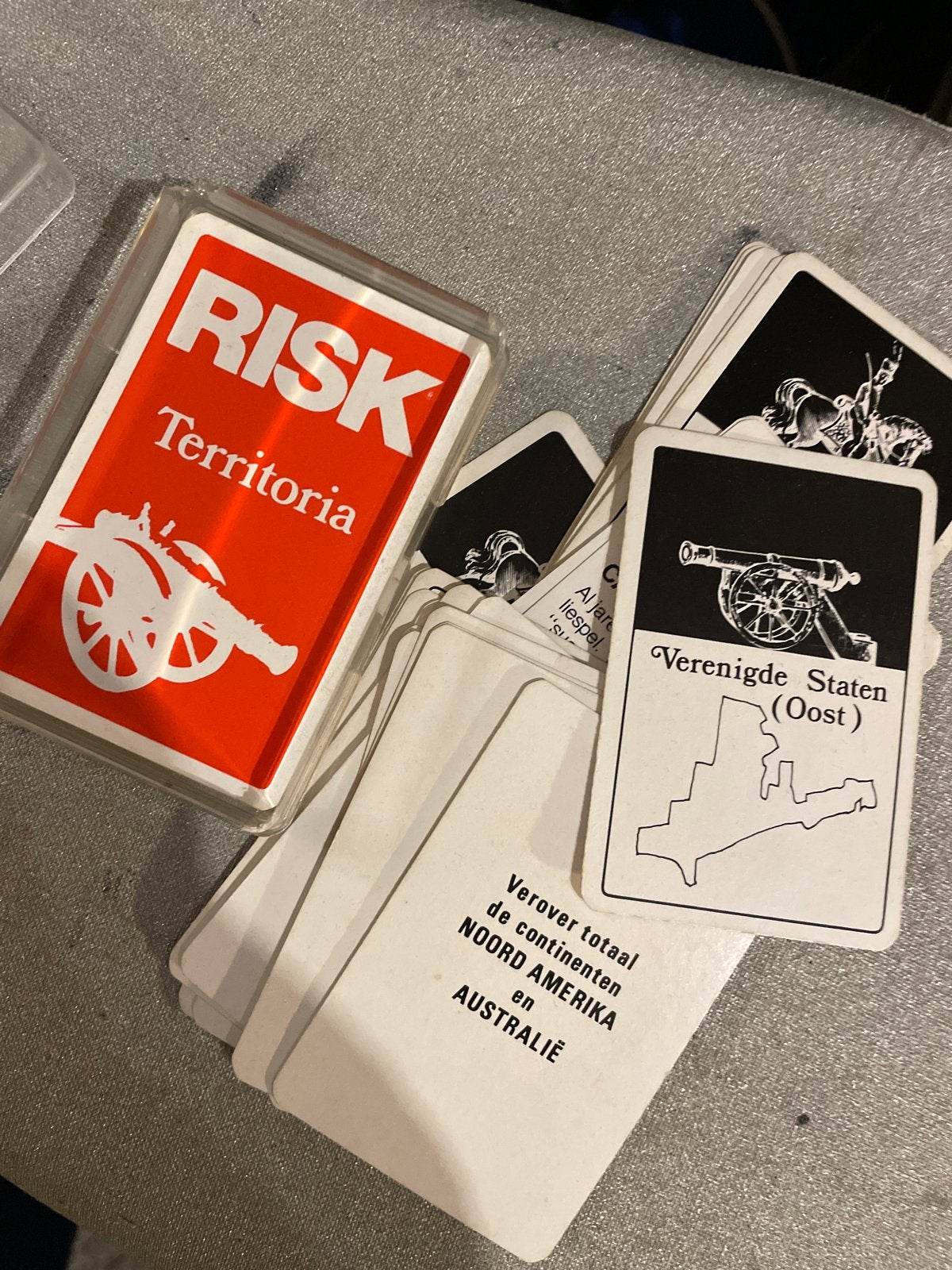 Risk Territoria Kaartspel - Strategisch Bordspel, Drie of vier spelers, Ophalen of Verzenden, Gebruikt