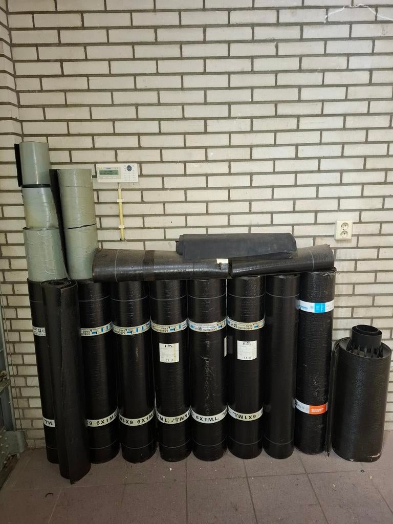 BETUME dakleer rolle zware kwaliteit  NIEUW, Overige materialen, Zwart, Nieuw, Ophalen of Verzenden