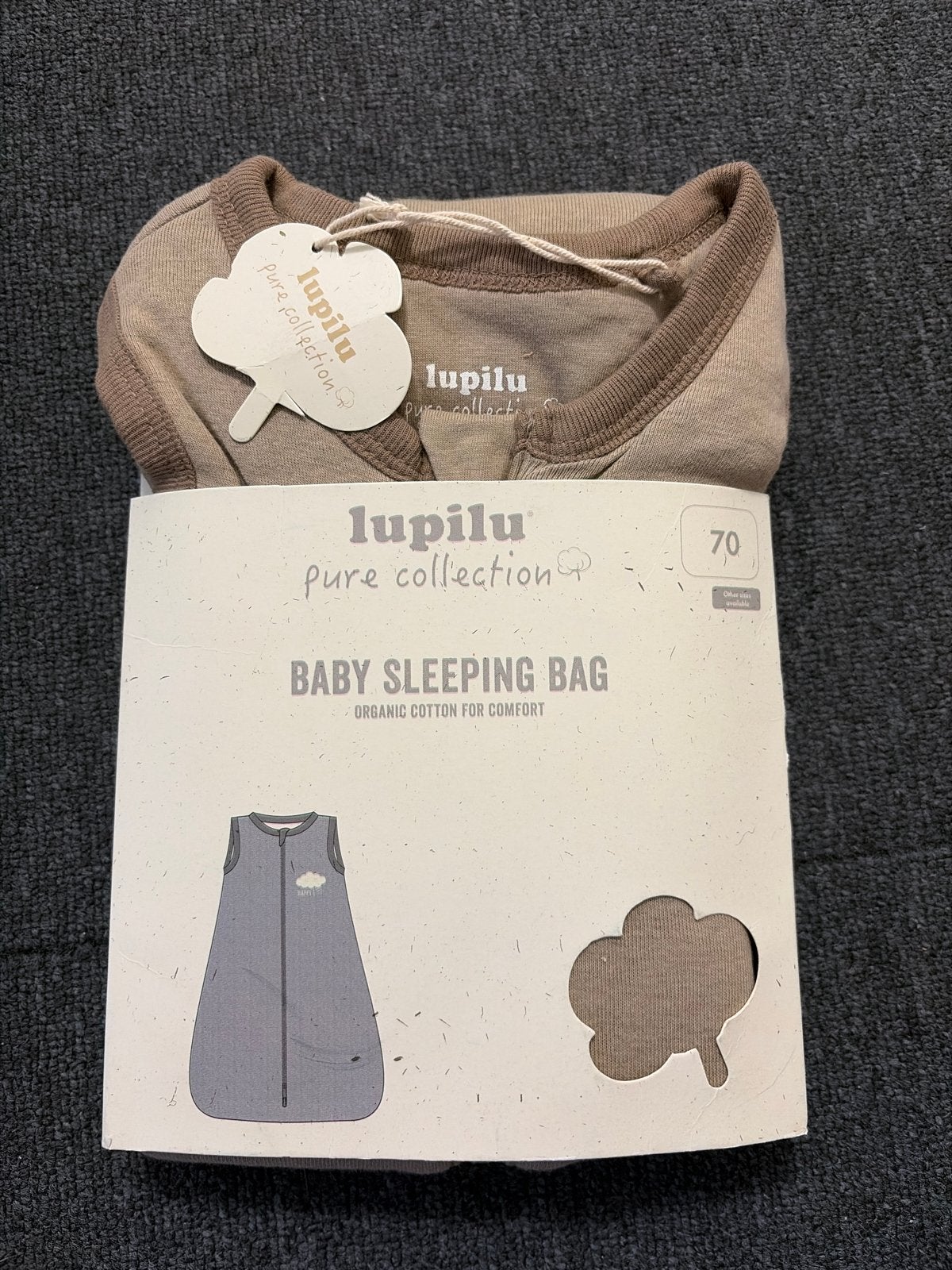 Lupilu Pure Collection babyslaapzak - Biologisch katoen, Nieuw, Ademend, Overige merken, Ophalen of Verzenden