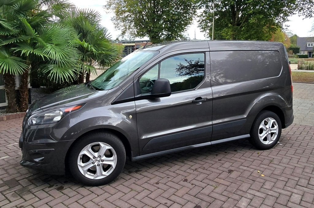 Ford Transit Connect grijs kenteken 1e eigenaar navi camera, Auto's, Bestelauto's, Voorwielaandrijving, 745 kg, Stof, 74 pk