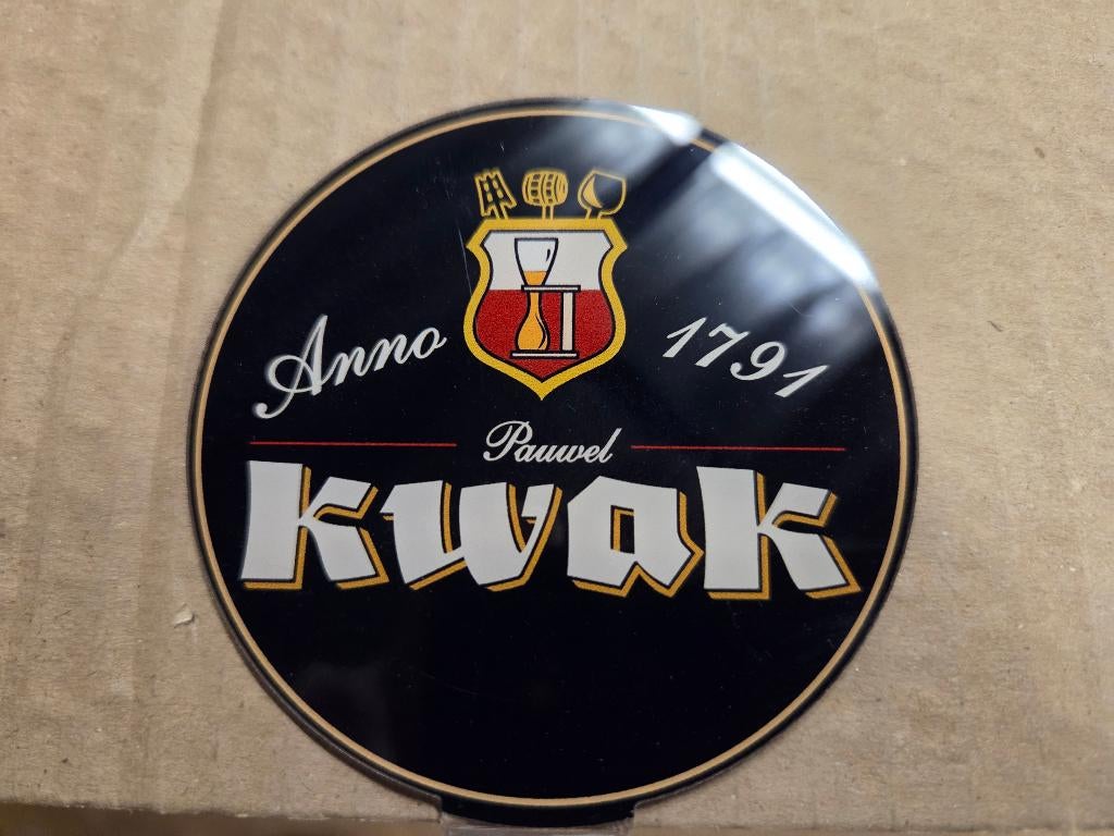 Pauwel Kwak bier tapkraan reclame (120x), Verzamelen, Ophalen of Verzenden, Nieuw, Reclamebord, Plaat of Schild, Overige merken