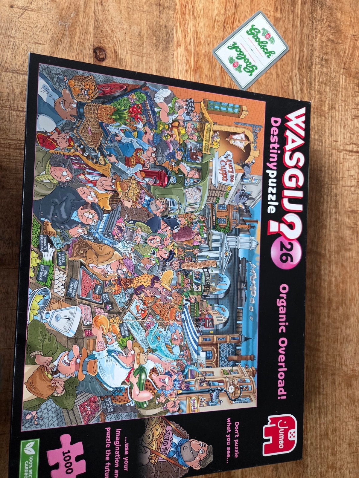 Wasgij Destiny 26 Organic Overload! Legpuzzel 1000 stukjes, Ophalen of Verzenden, Meer dan 50 stukjes, Zo goed als nieuw, 6 jaar of ouder