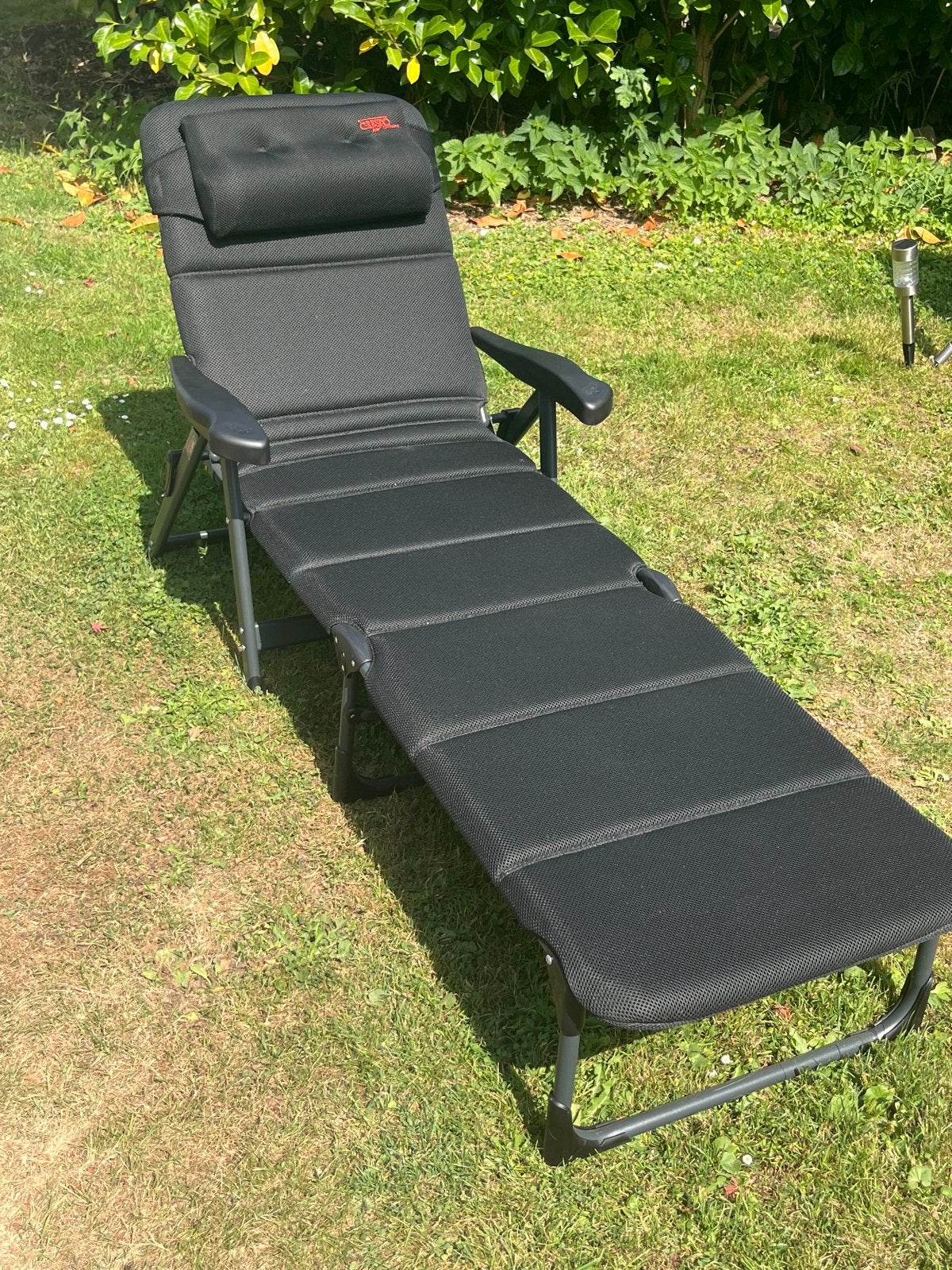 Crespo Ligstoel AP/233 Air-Deluxe Zwart - Zo goed als nieuw, Ophalen, Zo goed als nieuw, Overige materialen, Verstelbaar