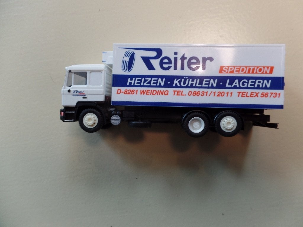 MAN vrachtwagen Reiter Herpa, Hobby en Vrije tijd, Verzenden, Gebruikt, Bus of Vrachtwagen, Herpa