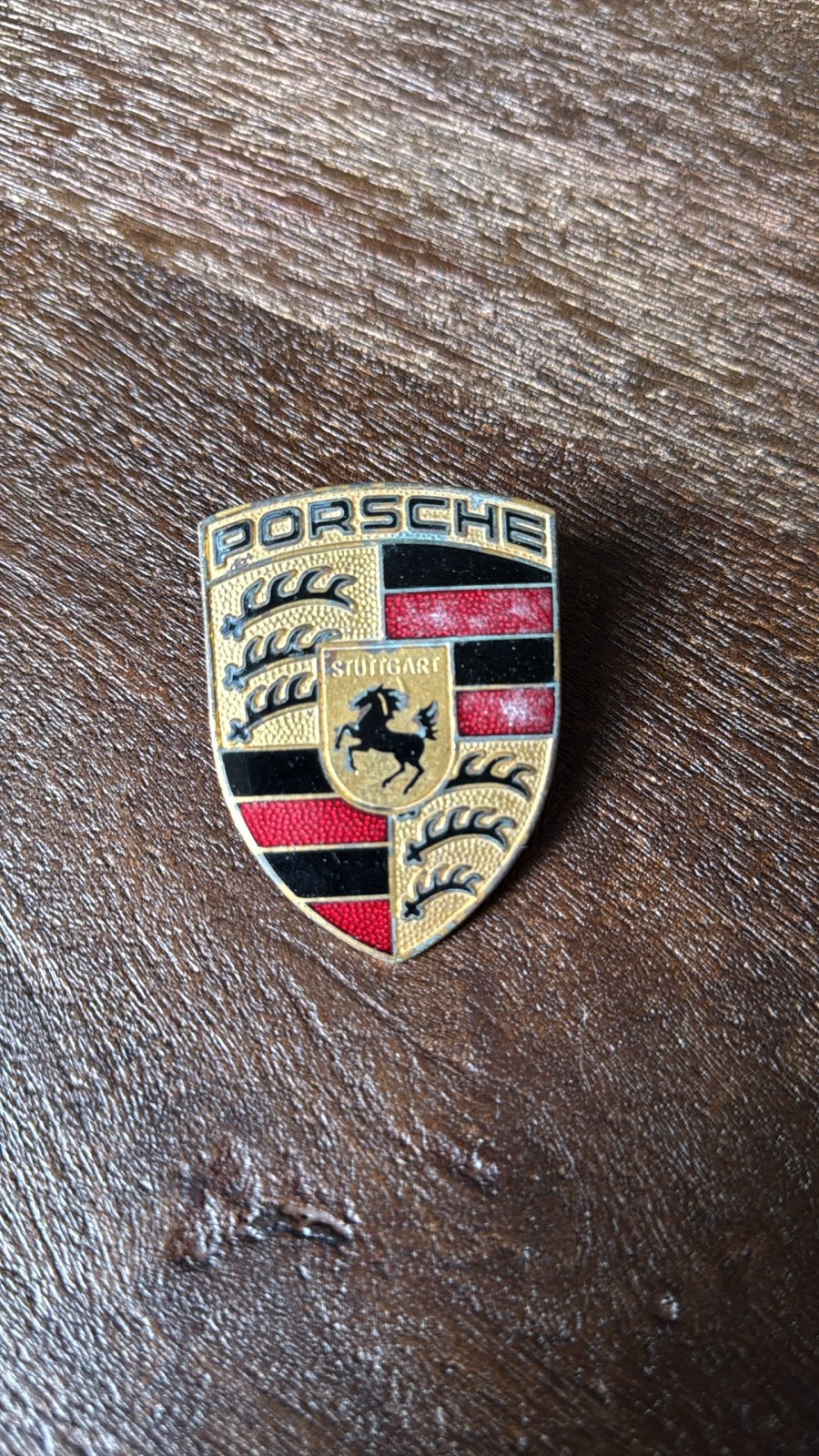 Origineel Porsche motorkapembleem 986/996/993 – OEM, Gebruikt, Voor, Porsche, Ophalen of Verzenden