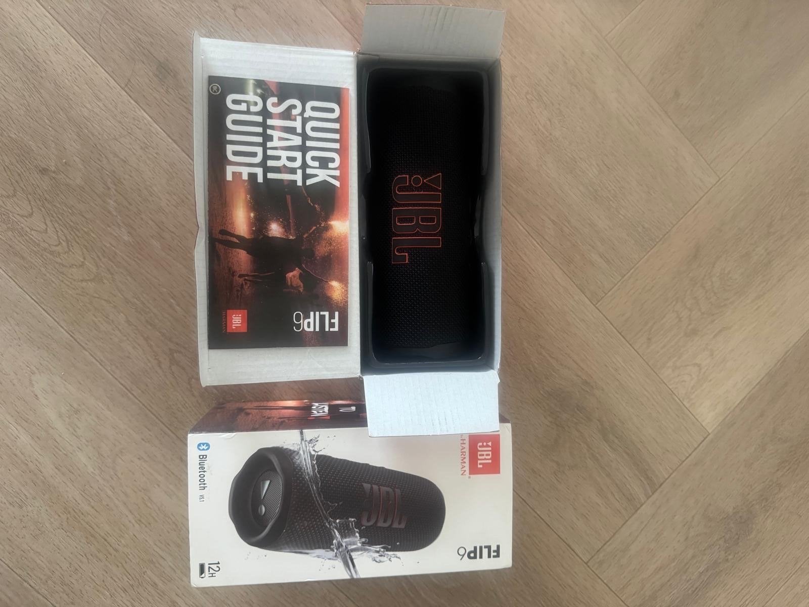JBL Flip 6 Draagbare Bluetooth Speaker Zwart