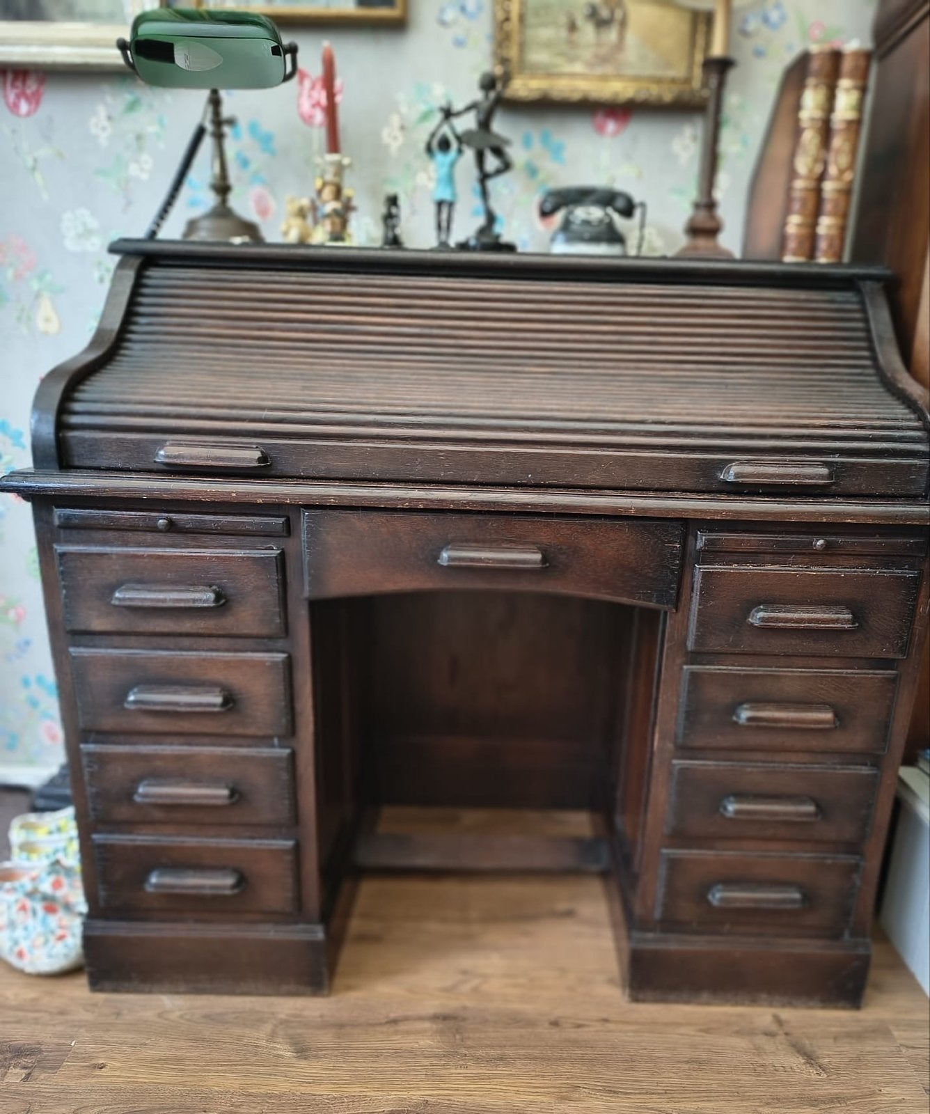 Antiek rolluikbureau met laden, Antiek en Kunst, Ophalen