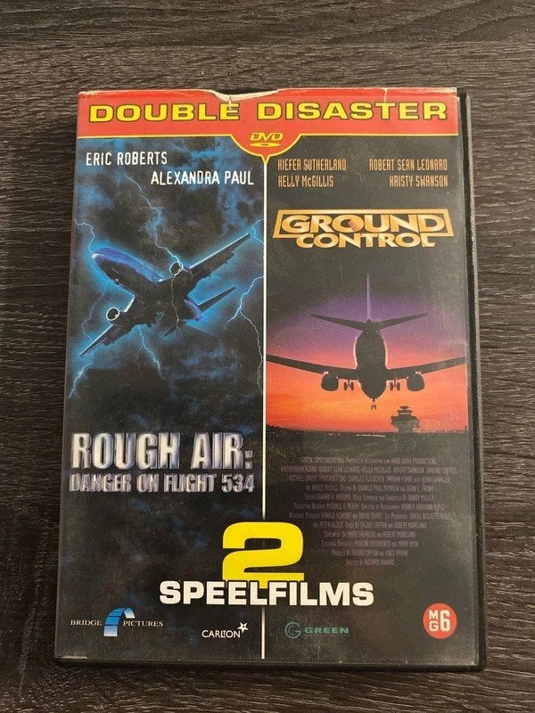 Double Disaster DVD: Rough Air & Ground Control, Nederlands, Ophalen of Verzenden, Vanaf 6 jaar, Inclusief doosje