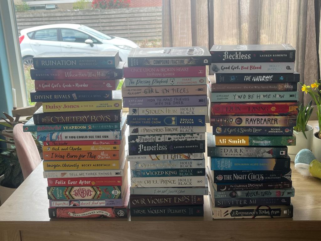 collectie engelse booktok boeken, Ophalen, Gelezen, Diverse auteurs, Fictie