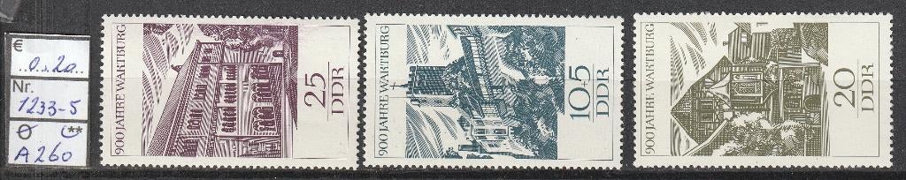 DDR Wartburg Michel 1233-5 Nr.A260p, Verzenden, DDR, Postfris