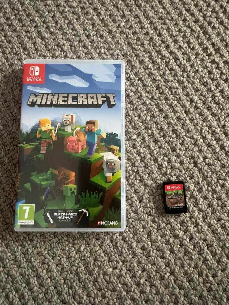 Nintendo Switch Minecraft (NL) - inclusief doos, Spelcomputers en Games, 3 spelers of meer, Ophalen of Verzenden, Zo goed als nieuw