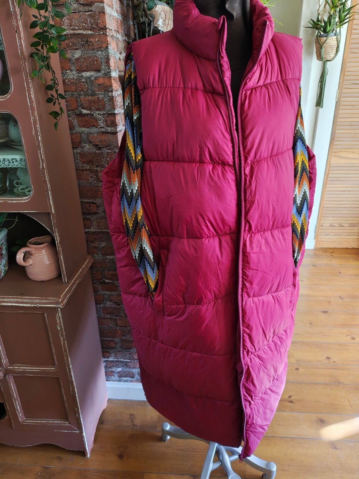 bodywarmer bordeauxrood maat 52, Kleding | Dames, Ophalen of Verzenden, Nieuw, Rood