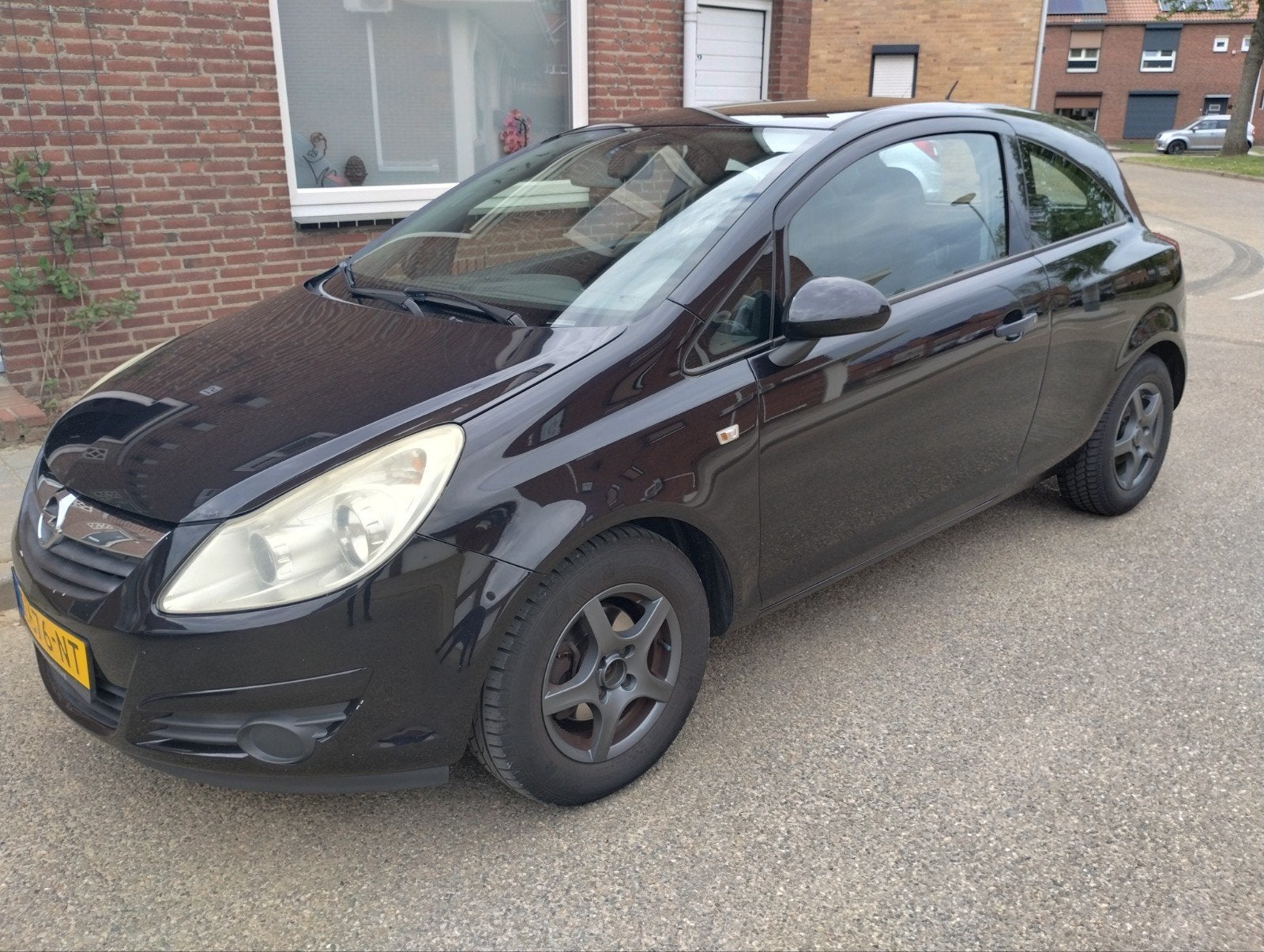 Opel Corsa 1.2 Ecoflex 51KW 3D 2010 Zwart, Voorwielaandrijving, 450 kg, 40 €/maand, 1229 cc