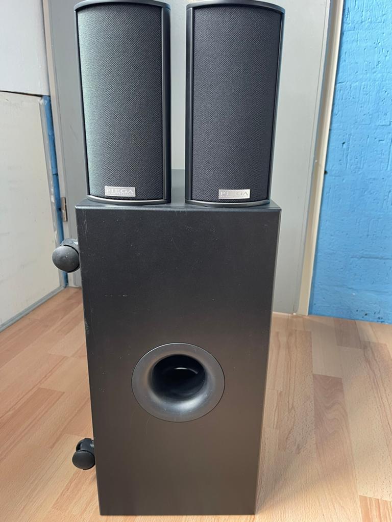Piega S3 Sat + Subwoofer, Audio, Tv en Foto, Subwoofer, Zo goed als nieuw, 120 watt of meer, Ophalen