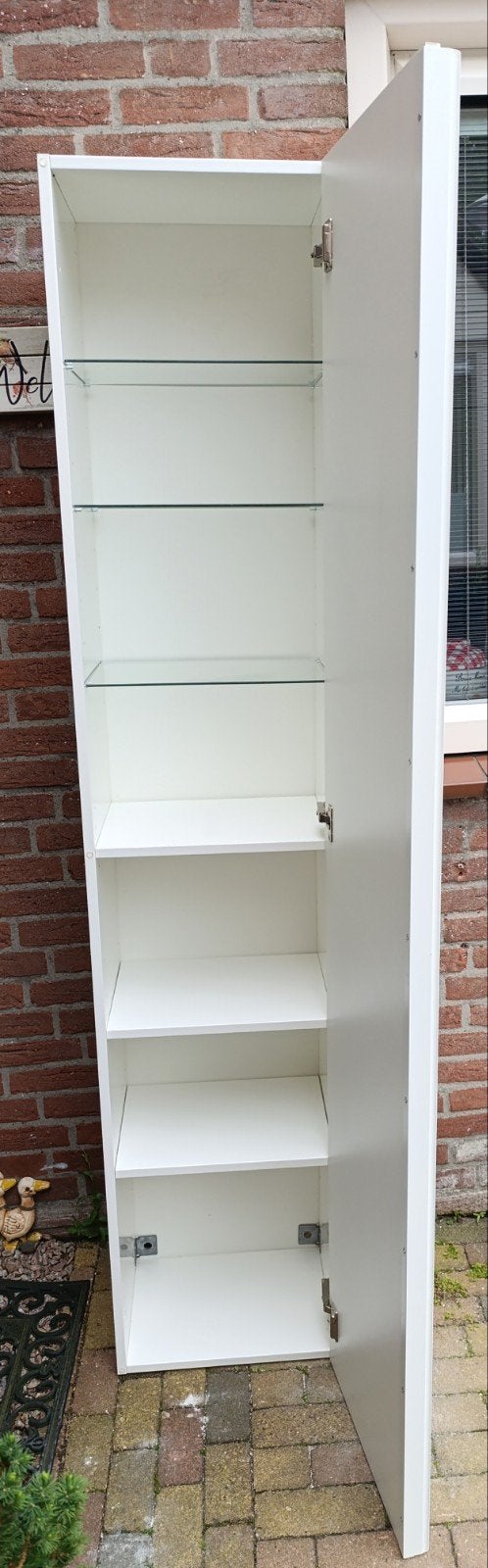 Ikea hoge badkamerkast Godmorgon 1.91x0,40x0,32 m, Ophalen, (Half)hoge kast, Minder dan 50 cm, Gebruikt
