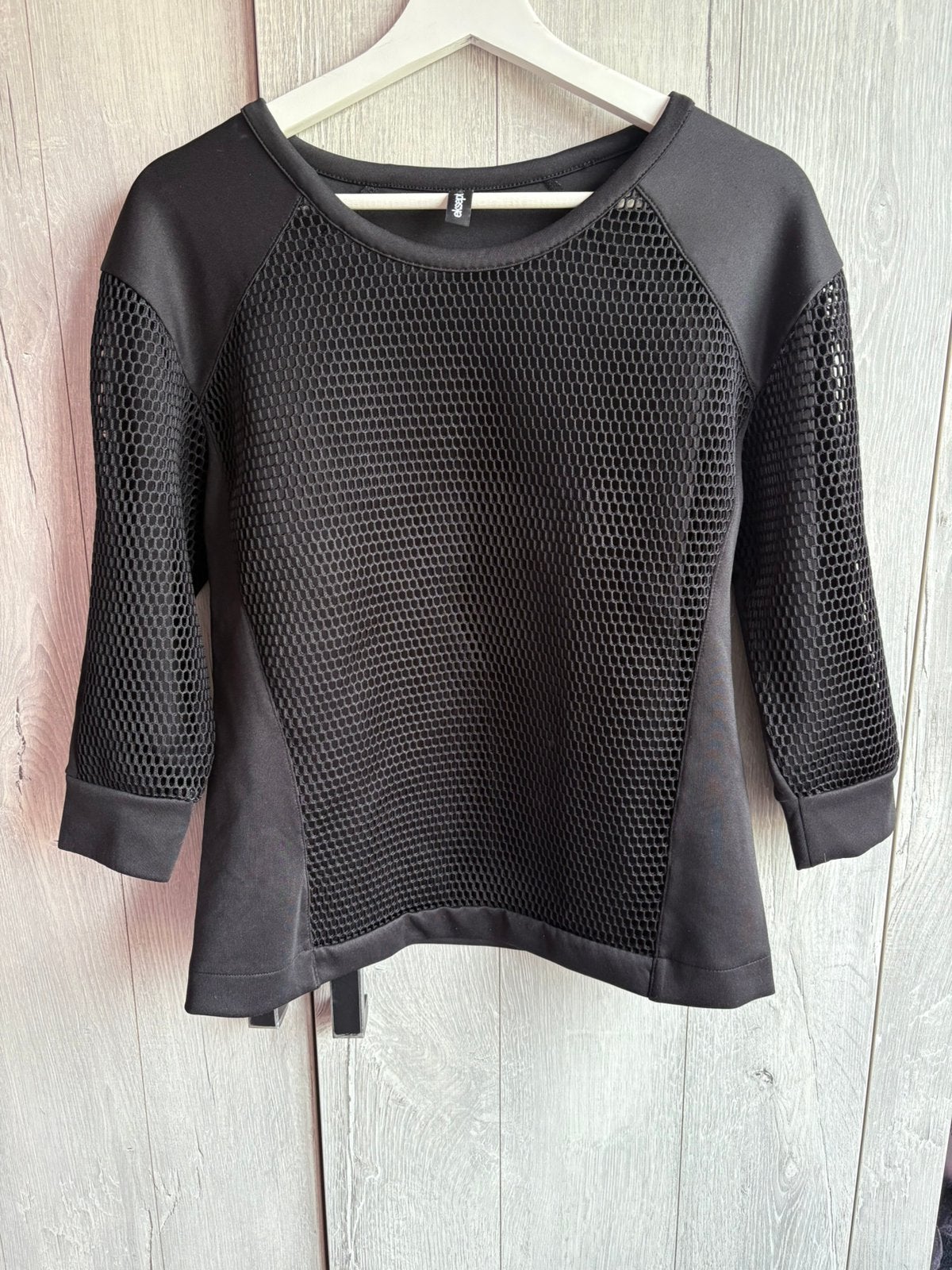 Zwarte top Shoeby XS zgan, Kleding | Dames, Tops, Zwart, Ophalen of Verzenden, Zo goed als nieuw, Korte mouw