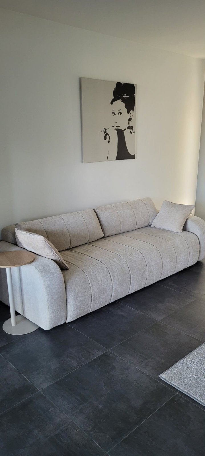 Moderne 3-zitsbank - Zo goed als nieuw, Ophalen, Driepersoons, 75 tot 100 cm, Zo goed als nieuw
