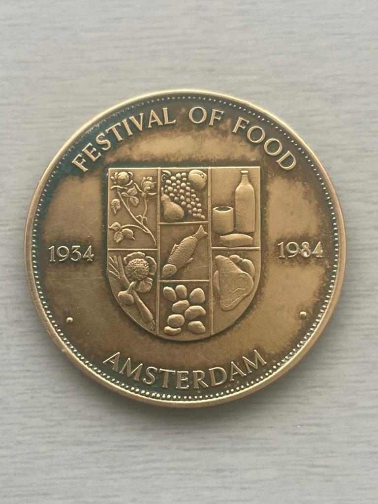 Unieke Amsterdamse daalder in brons, Postzegels en Munten, Penningen en Medailles, Ophalen of Verzenden, Brons