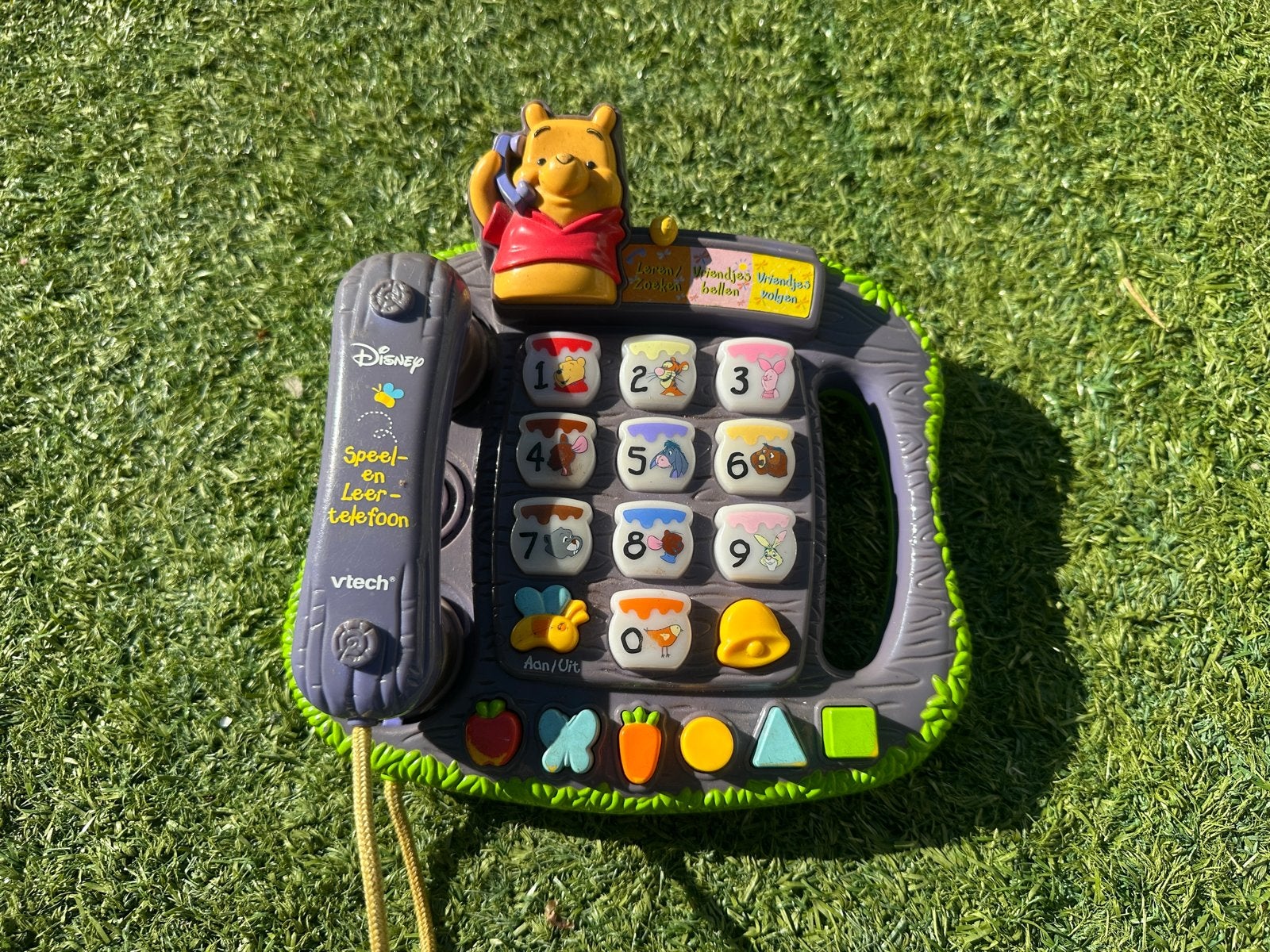 VTech Disney Winnie de Poeh Speel- en Leertelefoon, Ophalen, Gebruikt, Overige typen, Met geluid