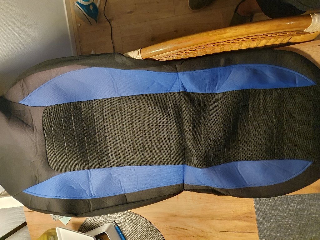 Car seat covers, black-blue colors, Auto diversen, Auto-accessoires, Zo goed als nieuw, Ophalen of Verzenden
