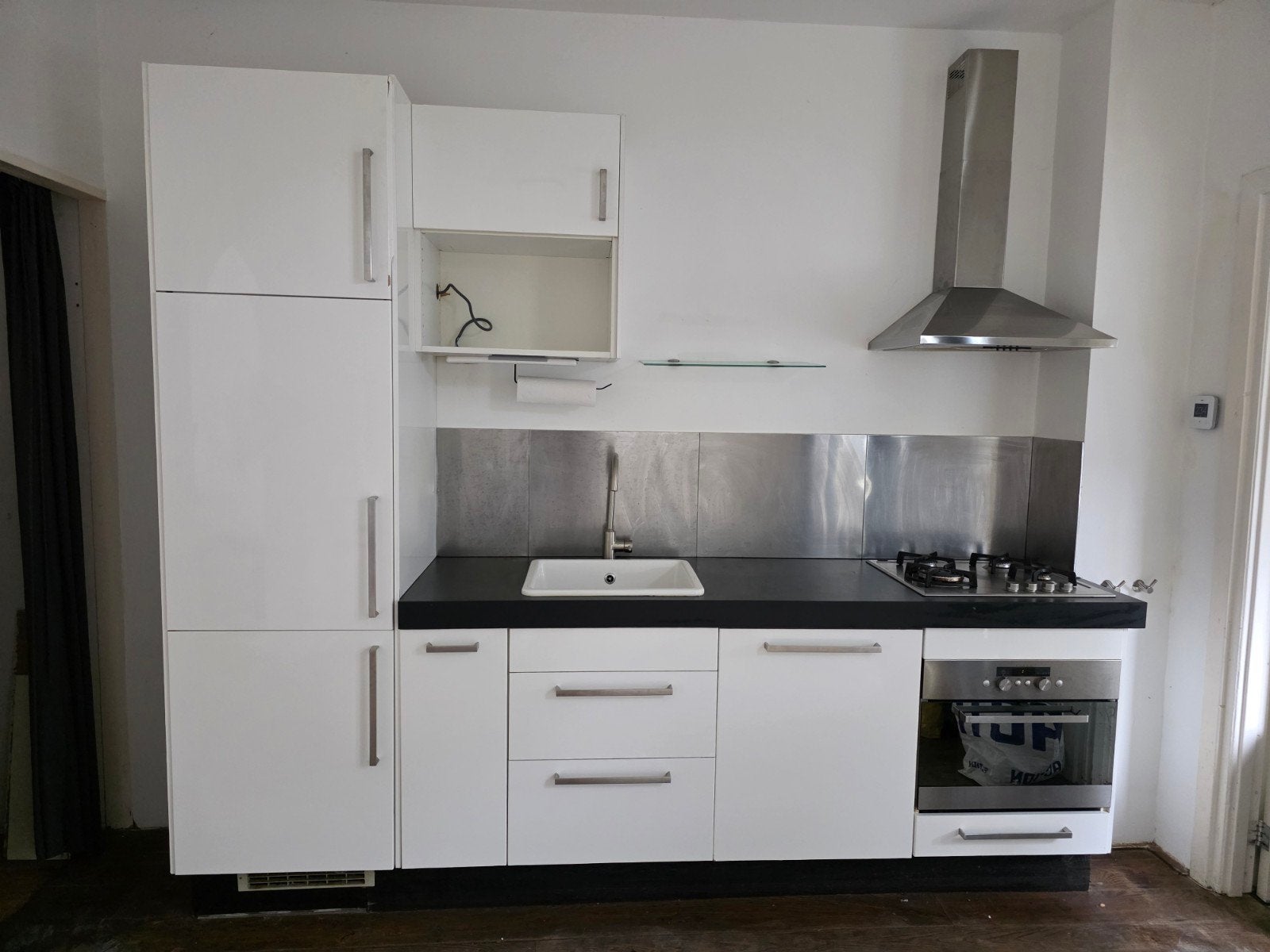 Complete IKEA keuken, T.E.A.B., Ophalen, Gebruikt, Wit