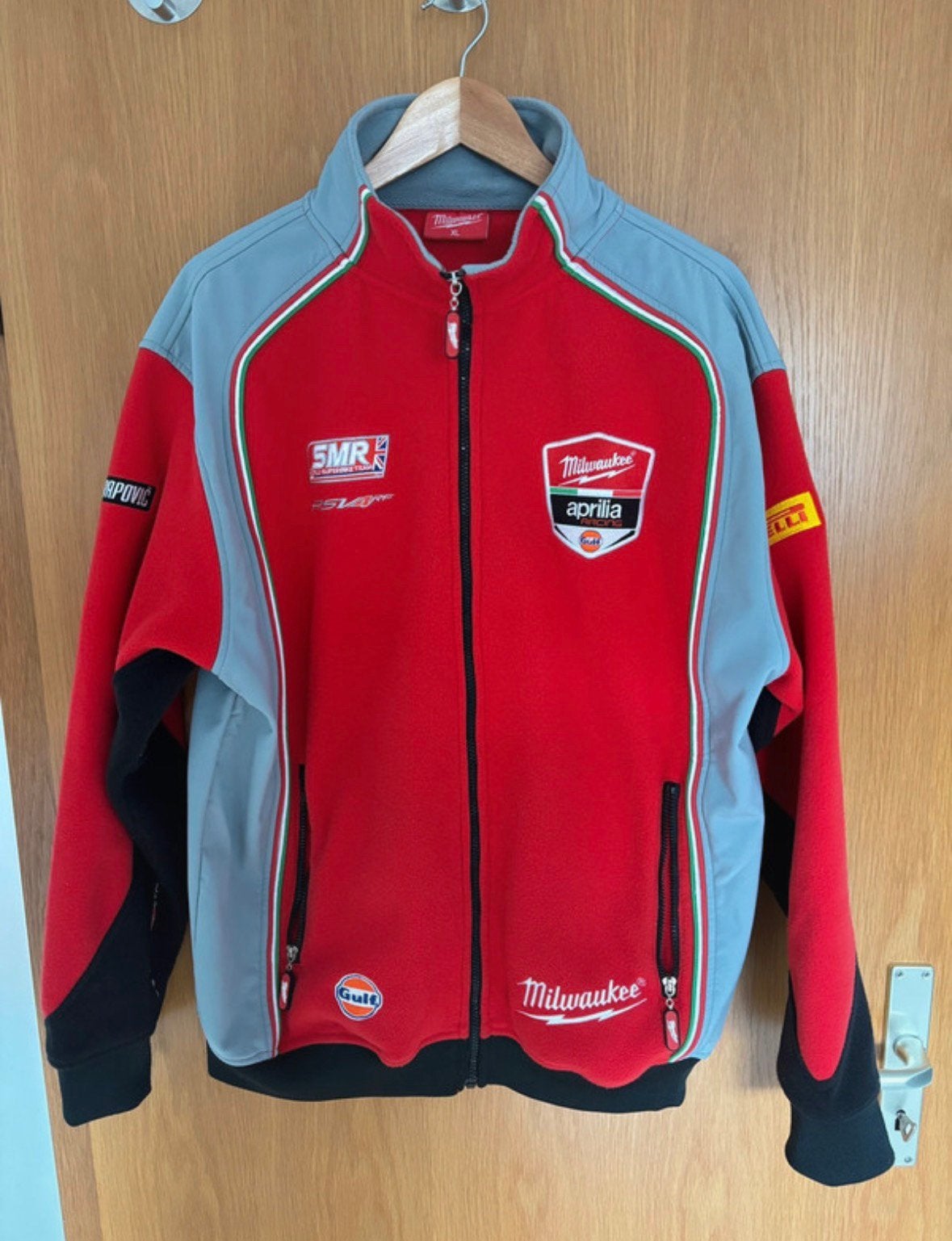Milwaukee Aprilia Racing Softshell Jas - XL, Ophalen of Verzenden, Zo goed als nieuw, Maat 56/58 (XL), Rood