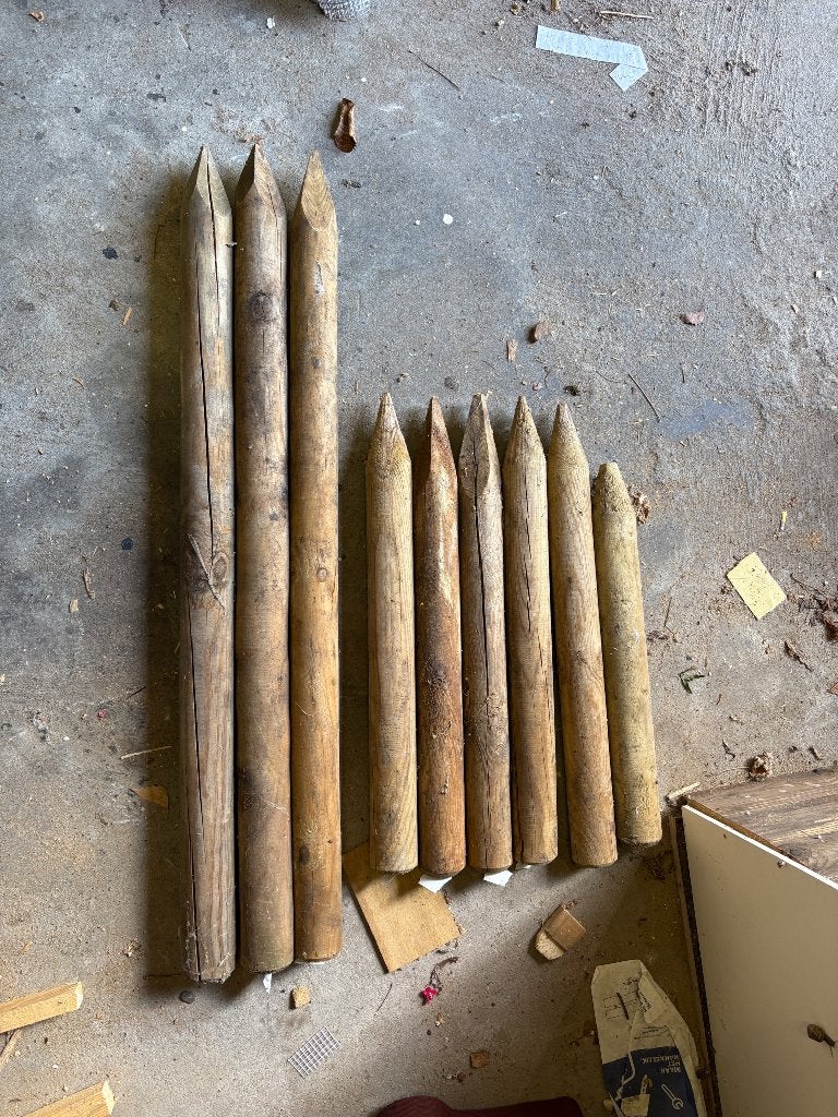 Ronde tuinpalen, Ophalen, Nieuw, Minder dan 180 cm, Palen