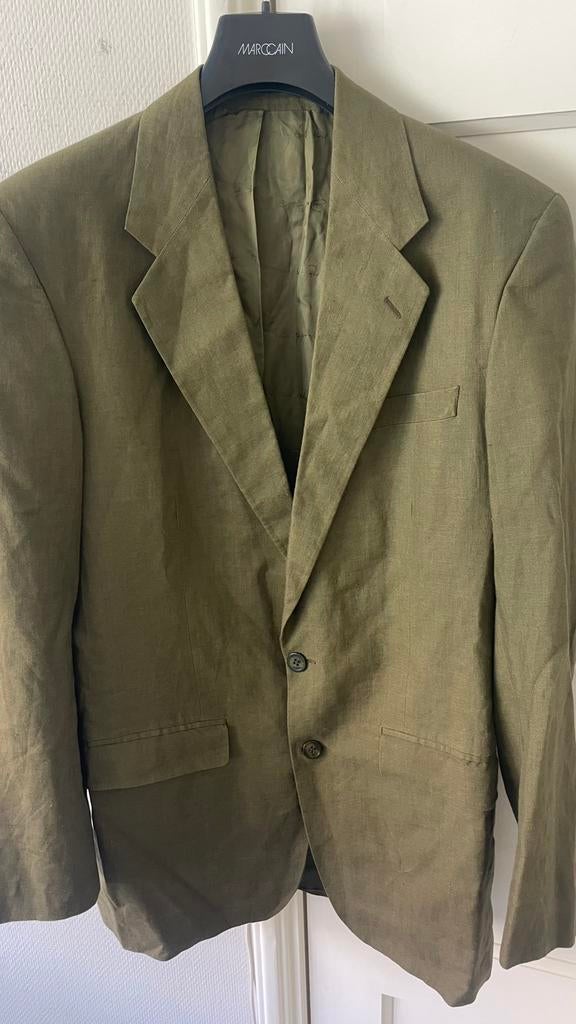 Te koop: linnen colbert, Daniel Hechter, groen, maat, Ophalen of Verzenden, Zo goed als nieuw, Groen