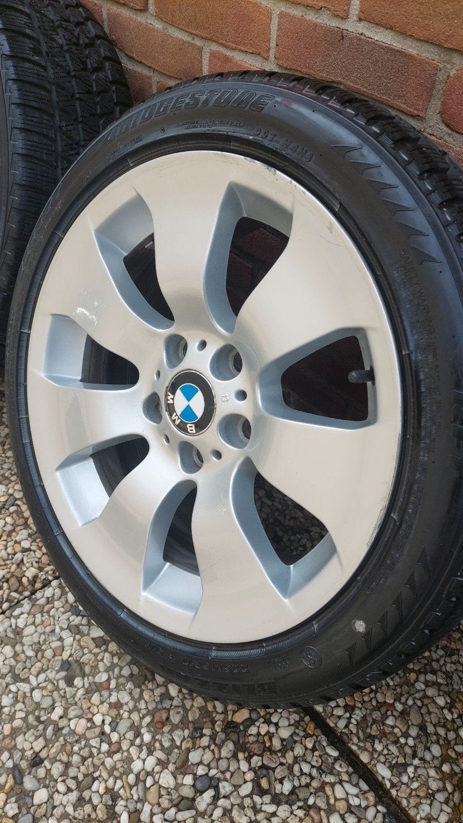 BMW winterset, Ophalen, Gebruikt, Banden en Velgen, 17 inch