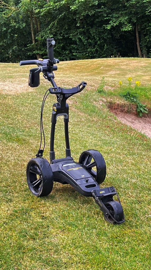 Elektrische golftrolley z.g.a.n. Powakaddy CT6, Sport en Fitness, Golf, Ophalen, Zo goed als nieuw, Golfkar, Overige merken
