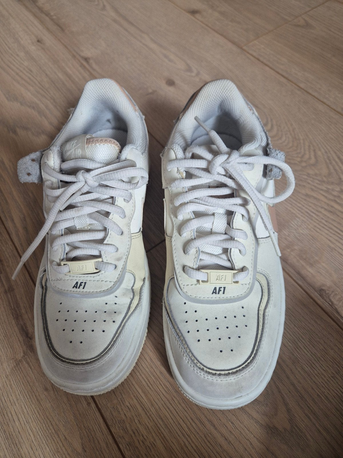Nike Air Force 1 Shadow sneakers maat 37.5, Wit, Nike, Ophalen of Verzenden, Sneakers of Gympen