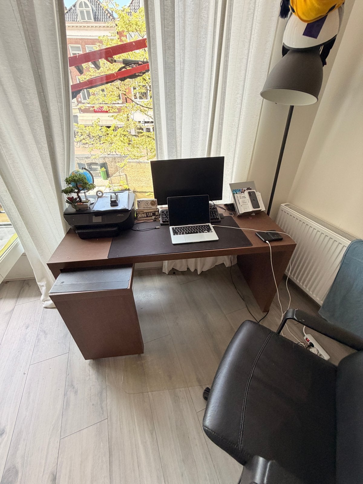 Ikea Malm Bureau, Ophalen, Gebruikt, IKEA, Bruin