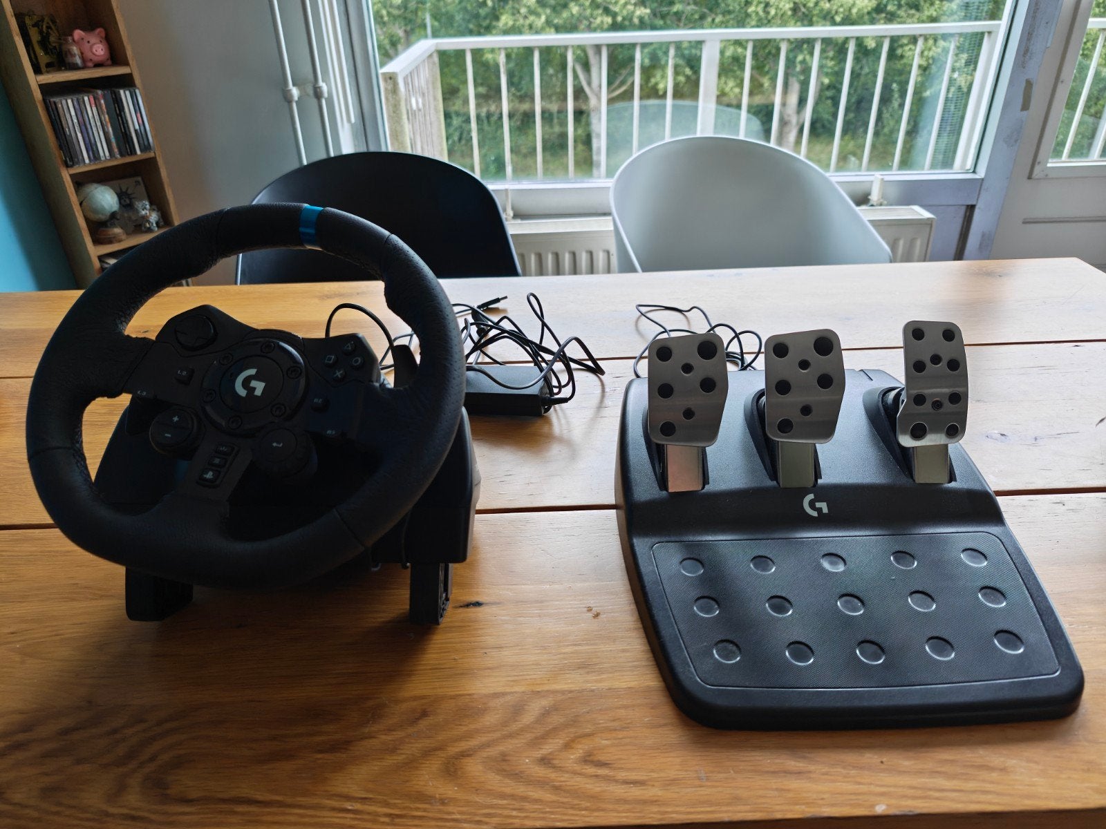 Logitech g923 race sim wheel, Computers en Software, Ophalen, Zo goed als nieuw, Logitech