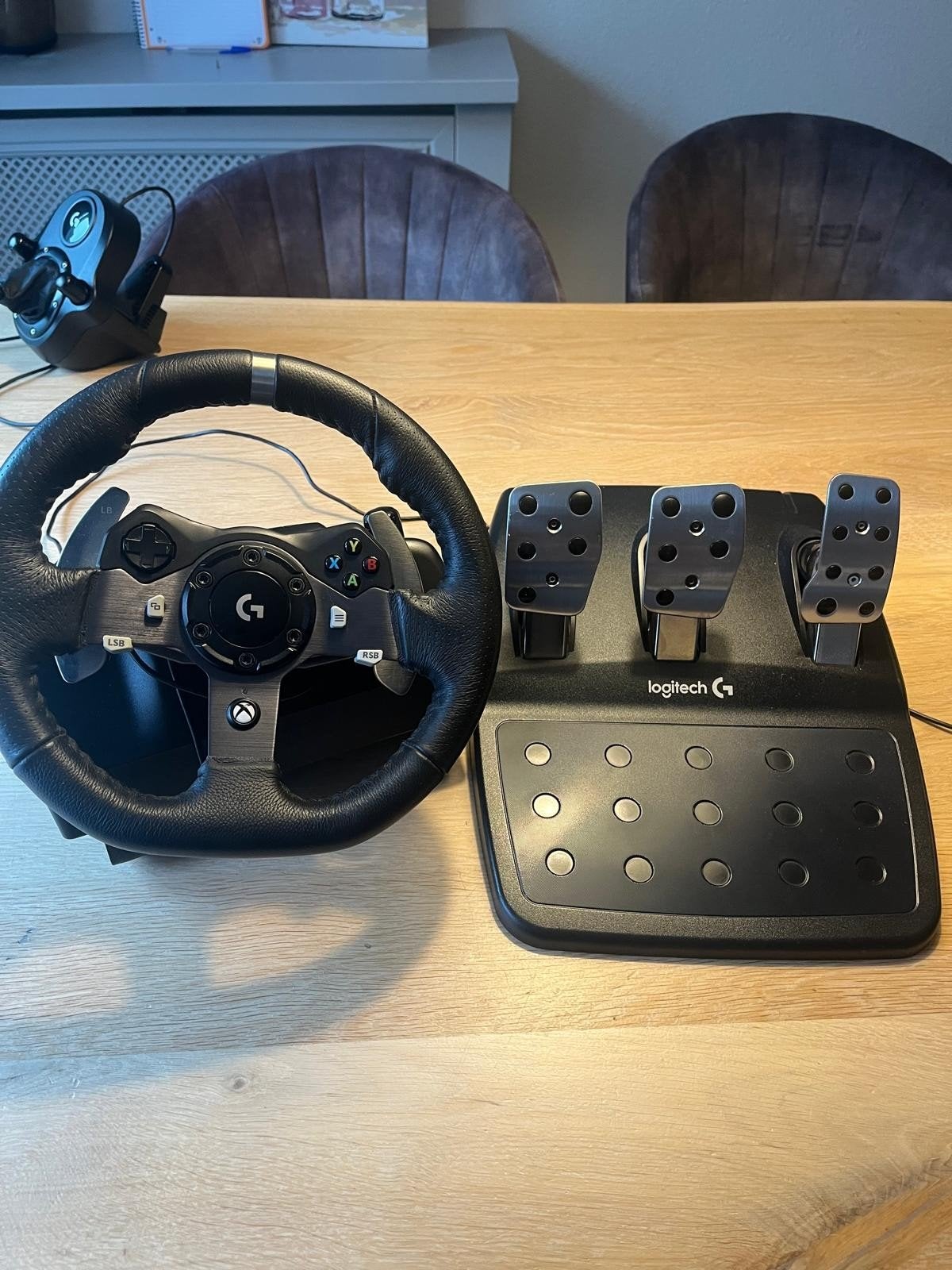 Logitech G920 Racestuur, Pedalen & Shifter voor Xbox One, Spelcomputers en Games, Ophalen, Racestuur, Xbox, Force feedback