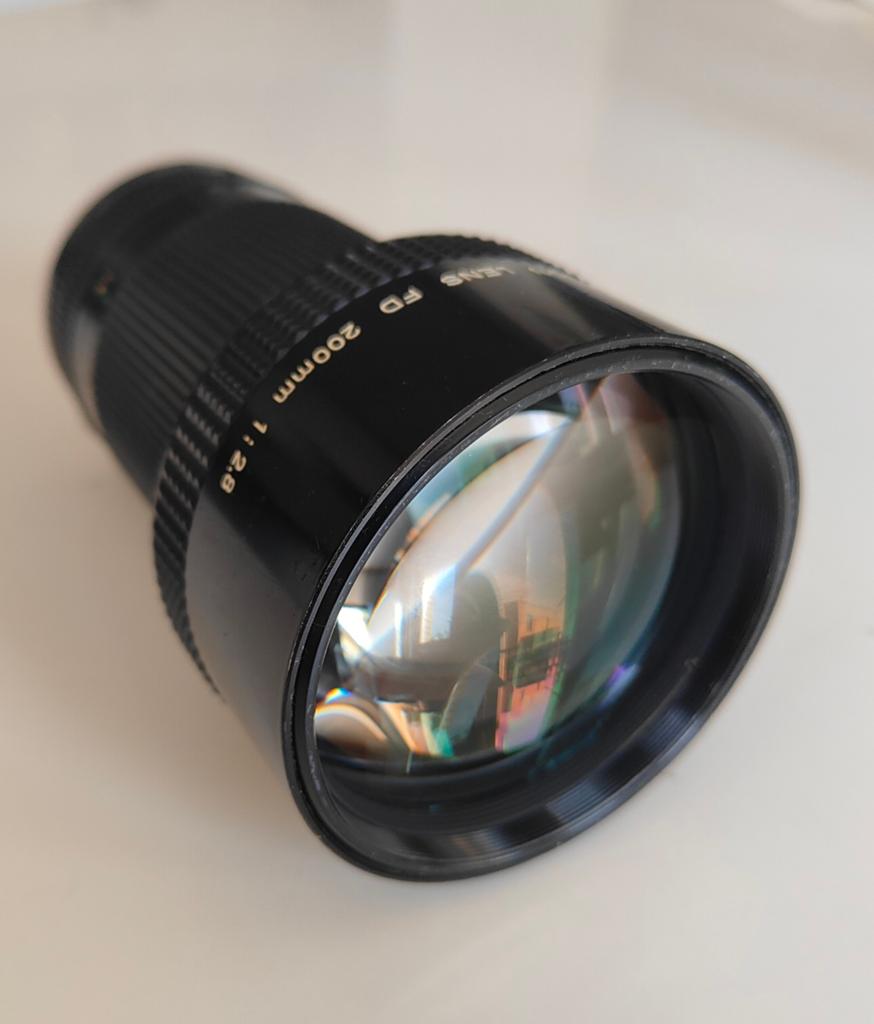 Canon FDn 200mm 1:2.8 Telelens - Vintage Camera Lens, Ophalen of Verzenden, Gebruikt, Telelens, Zoom