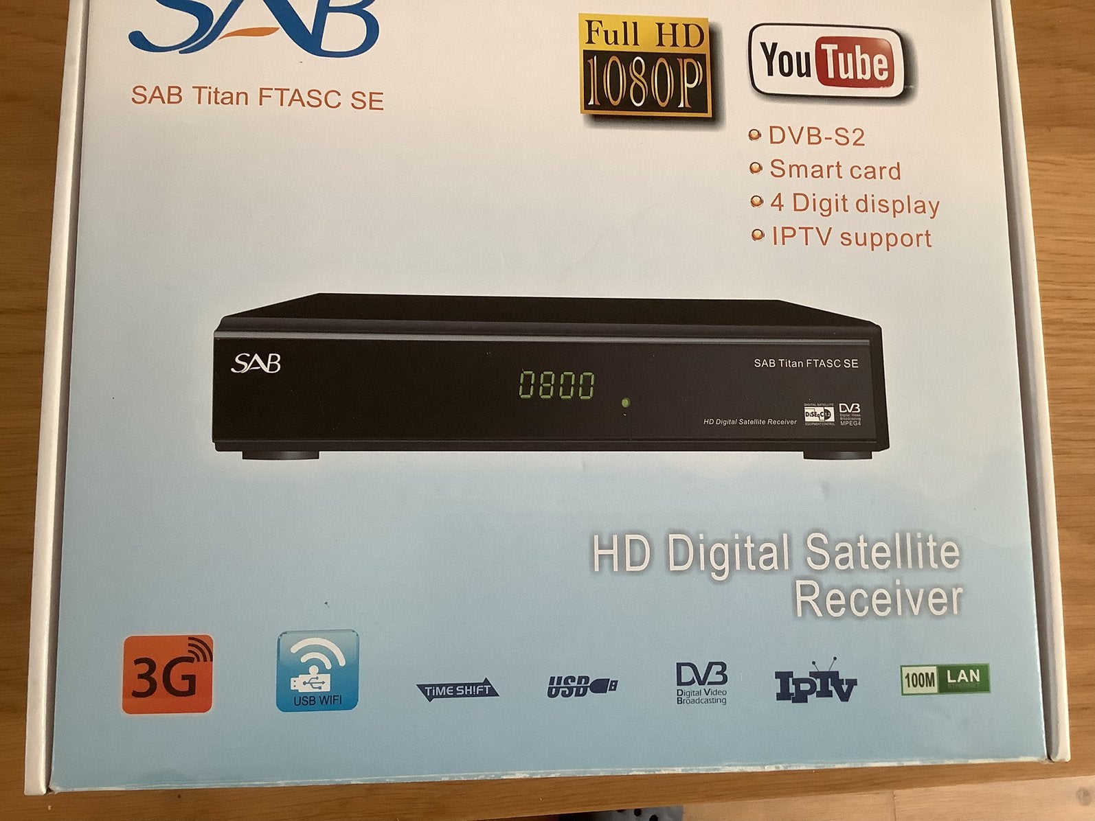SAB HD Digitale Satellite  Receiver, Ophalen of Verzenden, Nieuw