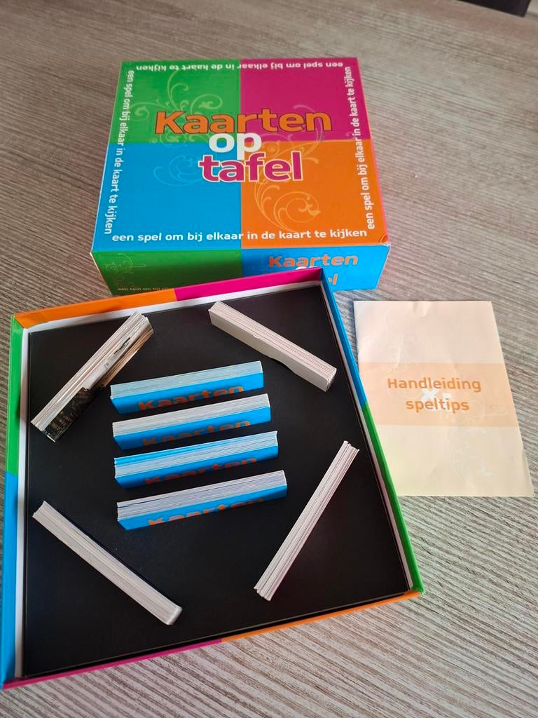 Kaarten op tafel, Ophalen of Verzenden