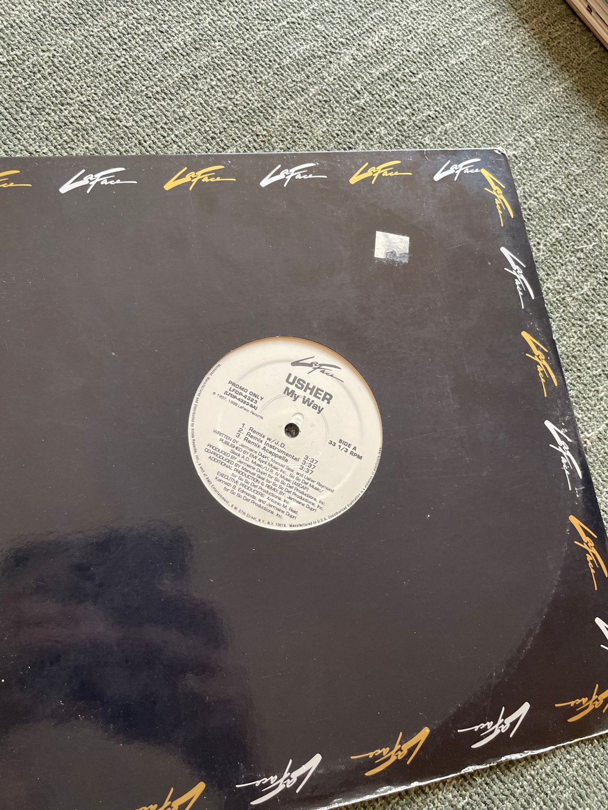 Usher - My Way (Promo Only) 12 inch vinyl, Cd's en Dvd's, Vinyl | Pop, Ophalen, LP, Gebruikt, Pop