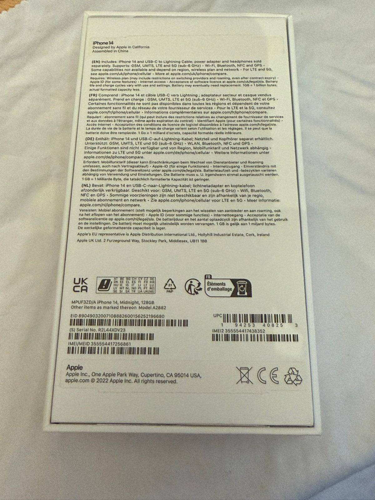 Foto 4 van Apple iPhone 14 128GB Midnight | Batterij 86% |