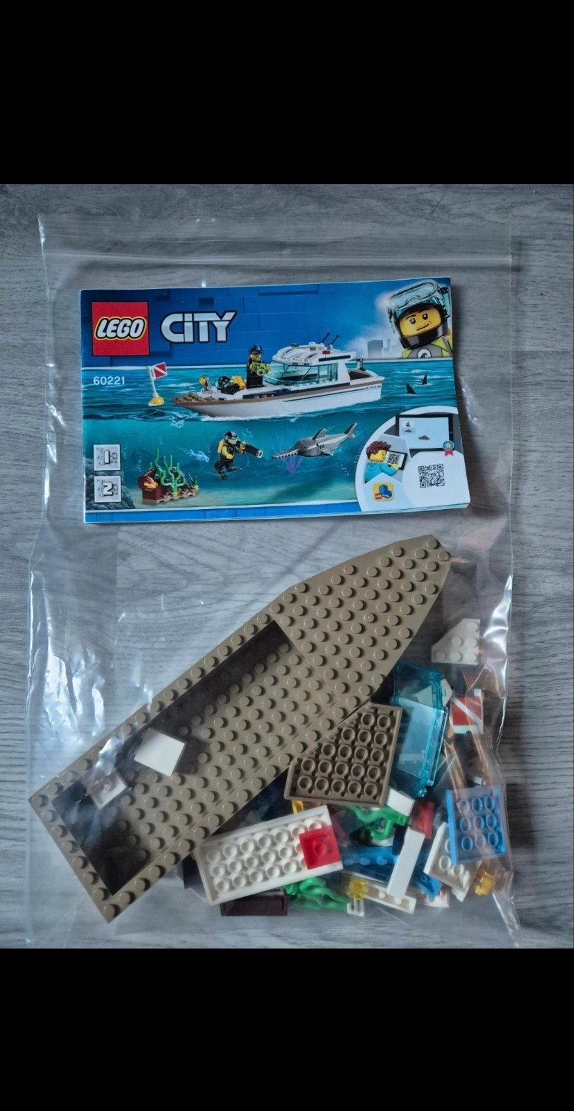 Lego city duikjacht, Ophalen of Verzenden, Zo goed als nieuw