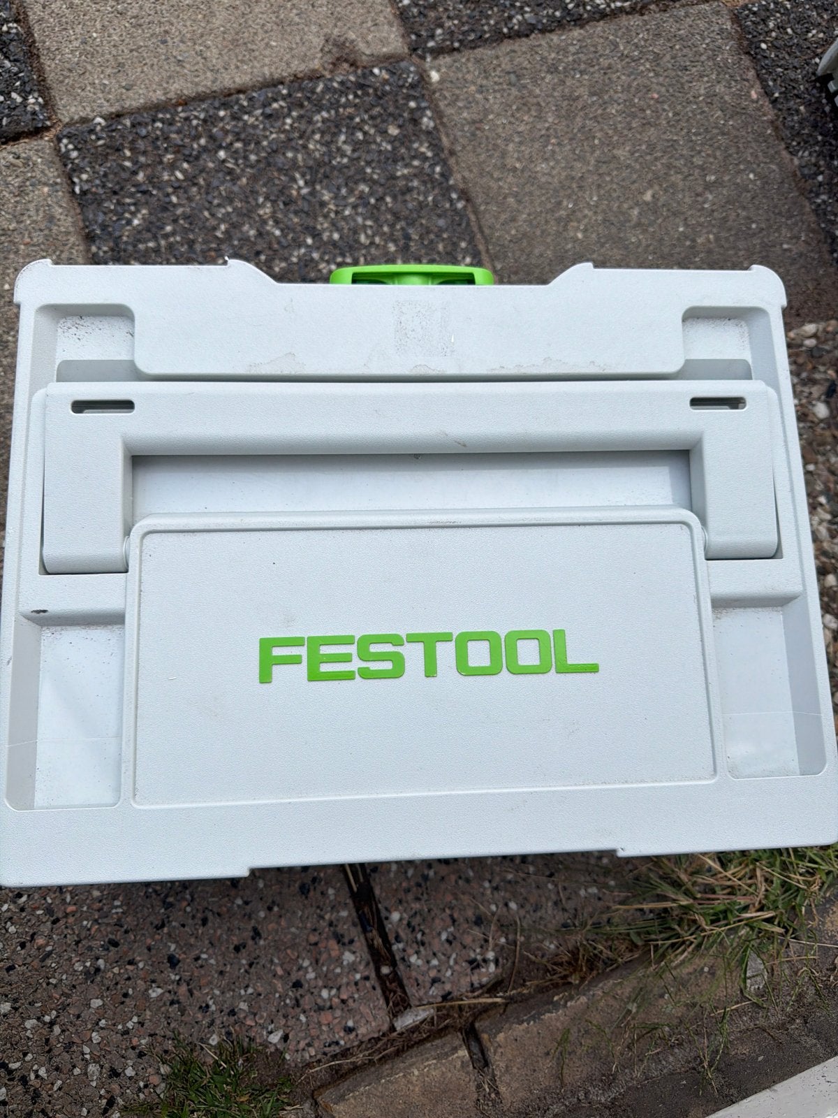 Lege kist, Festool DTSC 400 Accu-deltaschuurmachine, Ophalen, Zo goed als nieuw, Minder dan 600 watt, Overige typen