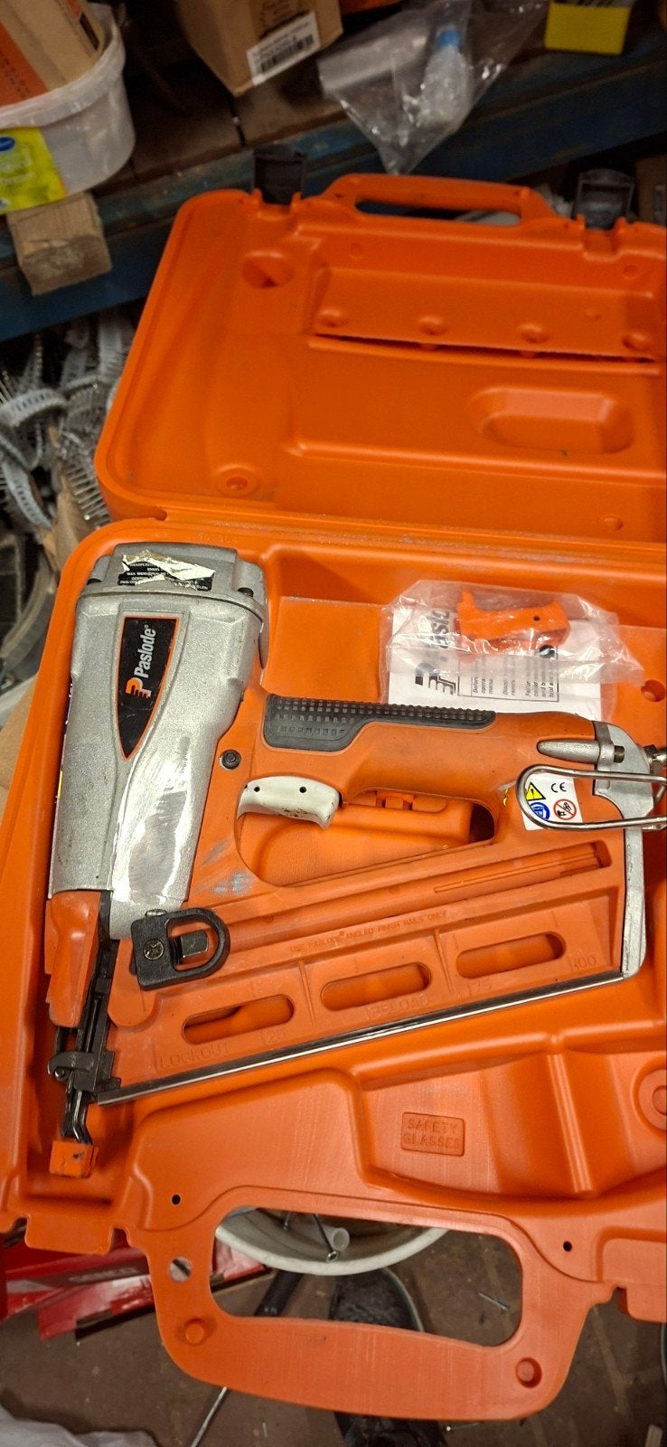 Paslode Pneumatische Spijkerpistool 16 Gauge, Ophalen of Verzenden, Gebruikt