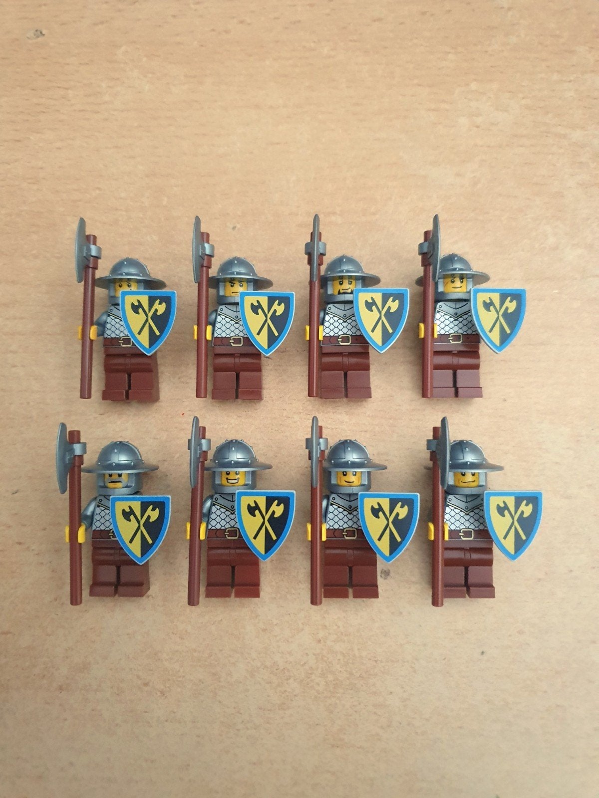 Lego Castle Medieval Axemen Knights Ridders Minifiguren, Verzenden, Lego