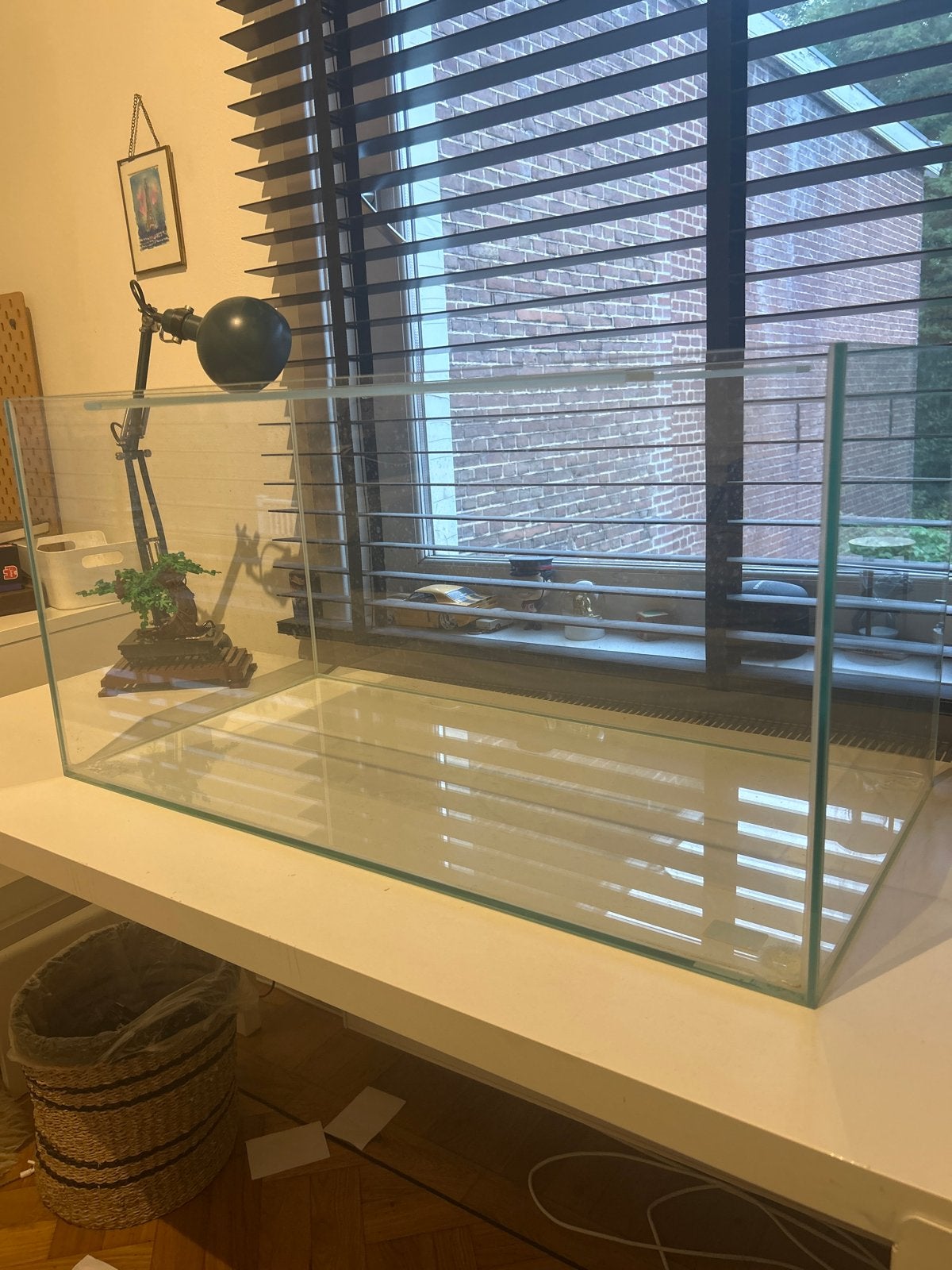 Aquarium 80x40x40 centimeter, Ophalen, Zo goed als nieuw, Leeg aquarium