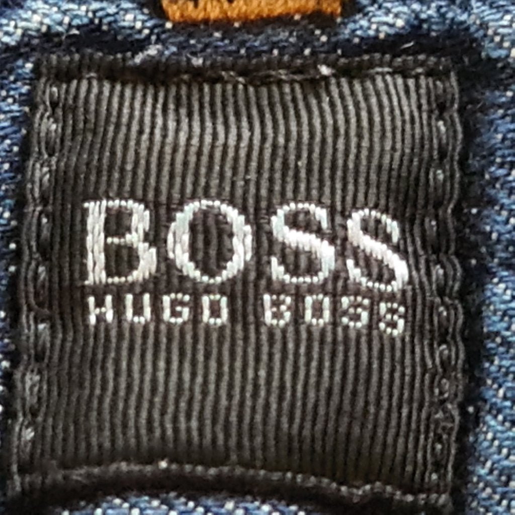 Hugo Boss spijker broek met blauwe kleur maat 36/34, Maat 56/58 (XL), Zo goed als nieuw, Hugo Boss, Verzenden