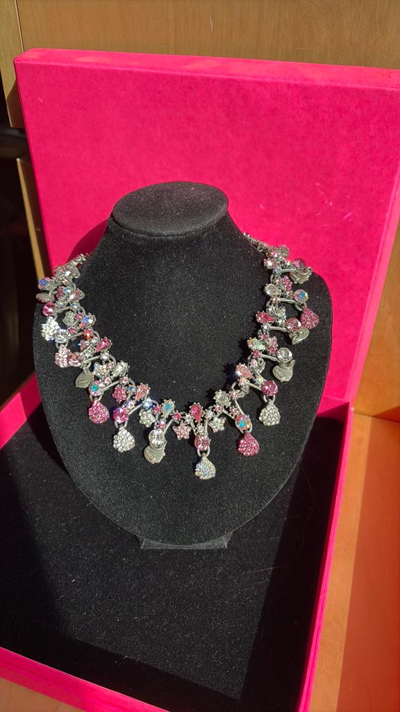 Prachtige Otazu in roze tinten, Sieraden, Tassen en Uiterlijk, Kettingen, Ophalen of Verzenden, Zo goed als nieuw, Roze, Overige materialen