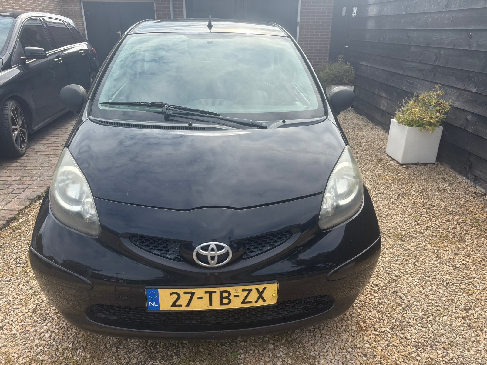 Toyota Aygo 1.0 2006 | NAP | Zwart | CarPlay | Onderhouden, Auto's, Voorwielaandrijving, Stof, Zwart, 765 kg