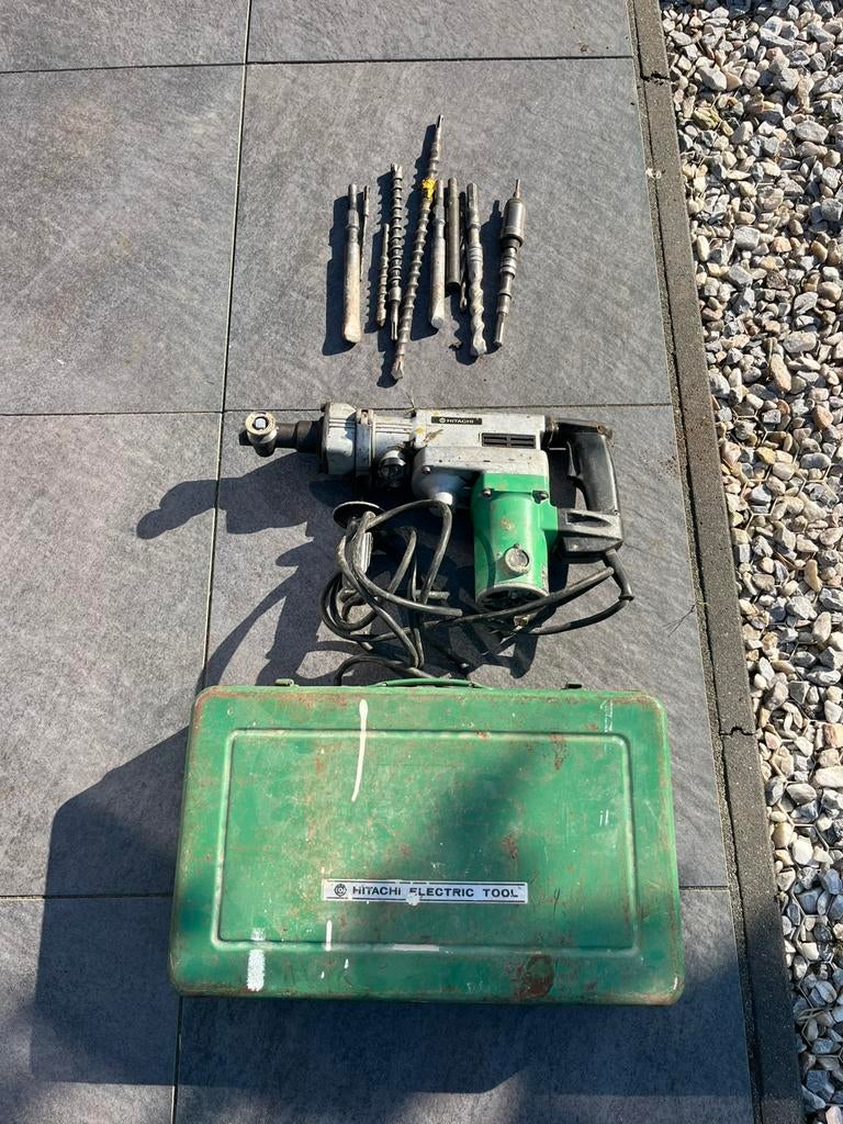 Hitschi hammer drill, Ophalen of Verzenden, Zo goed als nieuw, Kolomboormachine